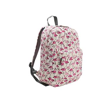 Imagem de Mochila Feminina Cotton Flamingo 16.5" Bege