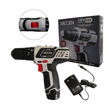 Imagem de Parafusadeira Furadeira Impacto 20v 1/2 DRE775 Dresden com 1