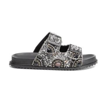 Imagem de Papete Leruchel Brilho Pedra Natural Preto-Feminino