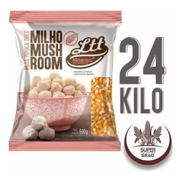 Imagem de Milho Pipoca Mushroom Gourmet Fardo 24kg Grão - NoBrand