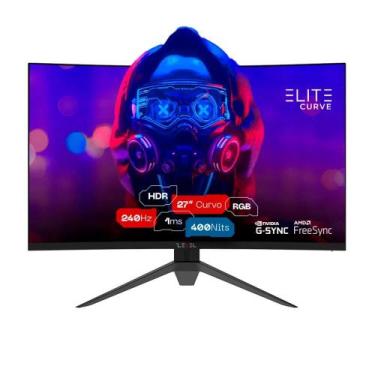 Imagem de Monitor Gamer Curvo 27 240Hz 1ms HDR FreeSyncGSync Elite Curve L2717RE