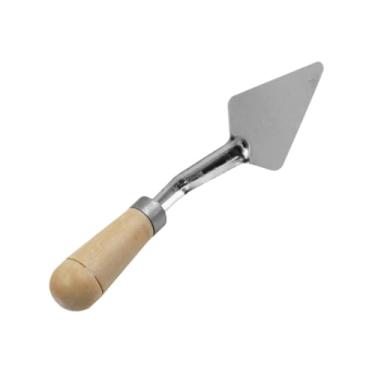 Imagem de Colaxi Faca de faca de paleta Faca maçaneta de madeira em aço inoxidável Mistura de cor de paletes profissionais para tela de decoração de bolo