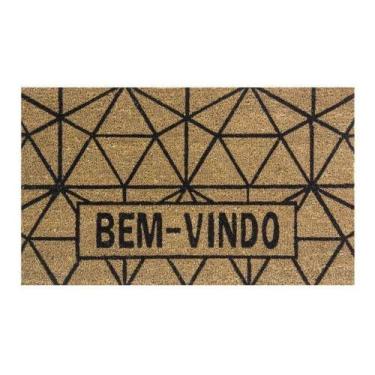 Imagem de Capacho Fibra de Coco 45cmx75cm Colorful Bella Casa