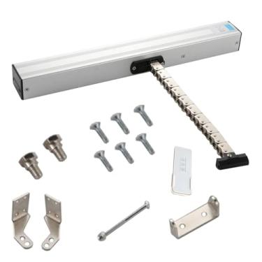 Imagem de WZYCLTT Atuador de abridor de janela elétrico, 300-600 mm Stroke Automatic Single Chain Window Opener//Fecho com sensor de chuva e controle remoto para janelas de batente, claraboias, ventilação de