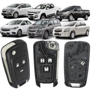 Imagem de Capa / Carcaça Chave Canivete GM Chevrolet Onix Cobalt Cruze Celta S-1