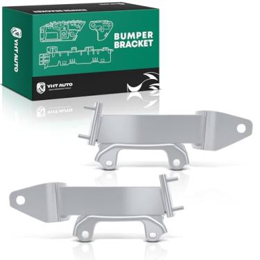 Imagem de YHTAUTO Suportes de para-choques dianteiros esquerdo e direito compatíveis com Lexus RX350 RX350h RX500h 2023 e Toyota Highlander 2020-2024, lado do motorista e do passageiro, aço, 2 peças