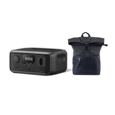 Imagem de EF EcoFlow Gerador Solar RIVER3 120V com Bolsa da Série RIVER, Bateria LFP de 230Wh, Saída de 600W, Eficiência de GaN que Dobra a Autonomia, UPS<20 ms, Estação de Energia Portátil para Uso ao Ar Livre