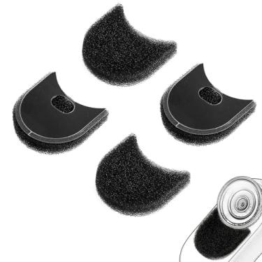 Imagem de PEUTIER 4 peças para Insta360 GO 3 & GO 3S Mic Wind Muff, capa preta de redução de ruído de vento, capa de substituição de para-brisa de microfone, acessórios de vídeo profissional