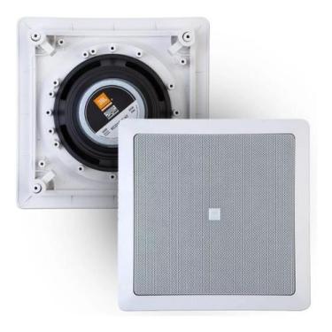 Imagem de Par Caixa De Som Arandela Quadrada JBL  6" Coaxial 25W 6C01Q - Seleniu