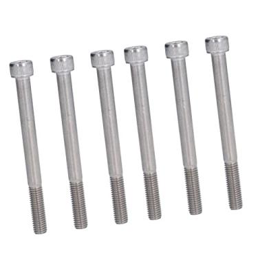 Imagem de Parafusos de tampas de cabeça cilíndrica, resistente à corrosão A2-70 de aço inoxidável 10 unidades de alta resistência, vários tamanhos, parafusos de soquete sextavado, variedade(M10 * 150)