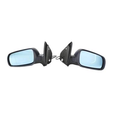 Imagem de Conjunto de espelho retrovisor elétrico para porta lateral de carro, 2 peças, compatível com VW, Bora, Jetta, MK4, Golf 4, 1J1857507D e 1J1857508D