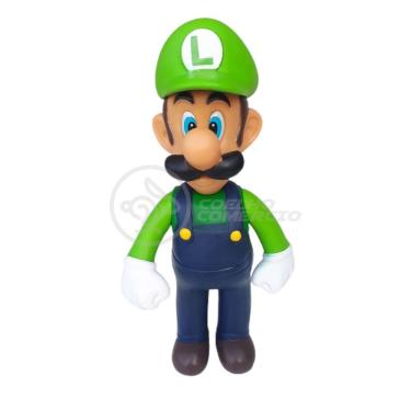 Imagem de Boneco Luigi Grande Super Size 23Cm - Super Mario