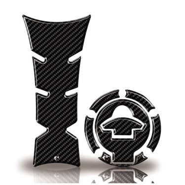Imagem de Kit Protetor De Tanque E Bocal Moto Yamaha Fazer Xtz Acima 2018 Preto