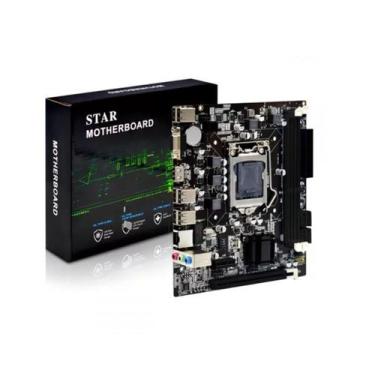 Imagem de Placa Mãe Star Para Intel LGA 1155 H61 M.2 DDR3 VGA Hdmi, Preto