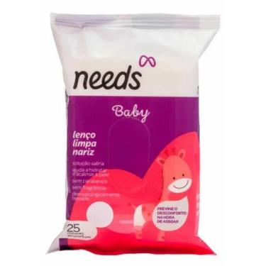 Imagem de Lenço Umedecido Limpa Nariz Baby 25 Unidades - sem marca