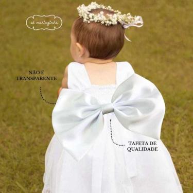 Imagem de Laço Estruturado Para Vestido Azul Branco Vermelho Rosa Lilas Verde Ch