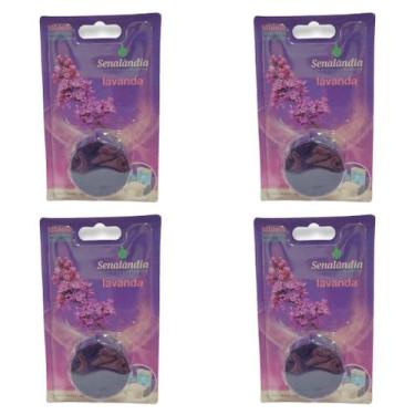 Imagem de 4 Detergente Sanitário Lavanda Marine Cítrico Bloco Pastilha Vaso Banh