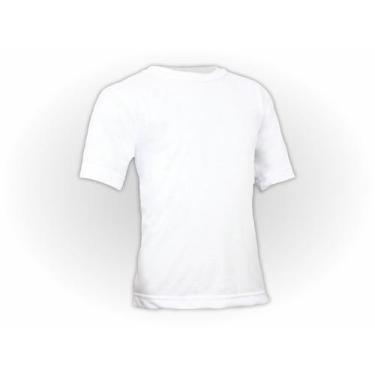 Imagem de Camiseta Lisa Algodão Manga Curta Infantil Branca - Del France, 02