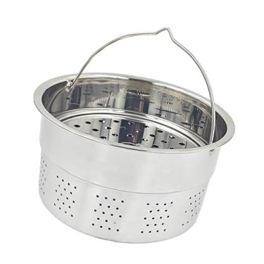 Imagem de predolo Cesta para cozimento a vapor de alimentos, grelha para cozimento a vapor de arroz, inserção para, cesta para de frango