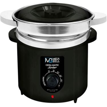 Imagem de Mega Bell Aquecedor De Cera Cera-Matic Júnior 400 G Com Refil Bivolt-Preto