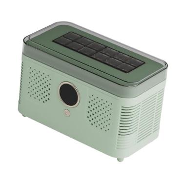 Imagem de IEUDNS Mini máquina de gelo de mesa, máquina de fazer gelo, de fazer cubos de gelo, fabricação rápida com pinças, aparelho de congelamento para, Verde