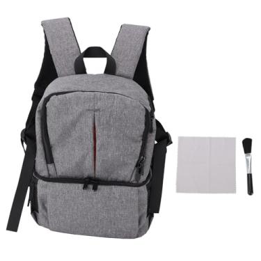 Imagem de Komeko W aterproof Mochila Câmera EVA DSLR Mirrorless Camera Bag com Partições Destacáveis, Capa de Chuva Quick Side Access Mochila Fotografia Viagem para Câmeras Digitais SLR (Grey)