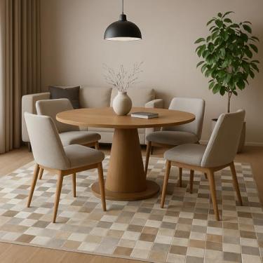 Imagem de Tapete para Sala de Couro 2,50 x 3,00m Champanhe