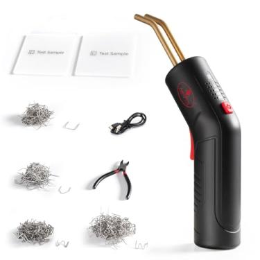 Imagem de AEROPRO TOOLS Soldador de plástico, kit de solda de plástico, kit de reparo de plástico grampeador quente, kit de solda de pistola de solda de grampeador de plástico para para-choques de carro, reparo