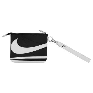 Imagem de Nike Icon Cortez Bolsa clutch carteira de documentos com alça preta, preta