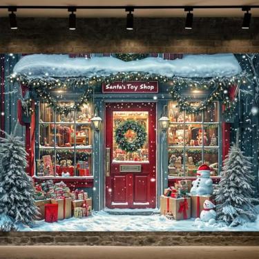 Imagem de 2,1 x 1,5 m, pano de fundo para fotos de loja de brinquedos de Natal, Natal, Natal, Natal, Natal, Natal, Natal, Natal, Natal, Natal, decoração de estúdio fotográfico, adereços de estúdio fotográfico