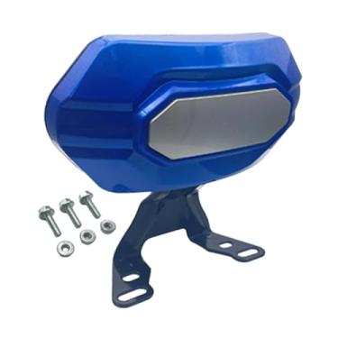 Imagem de simhoa Suporte de encosto para bicicleta elétrica, instalação simples, peças de reposição para Sissy Bar, Azul, Tamanho real