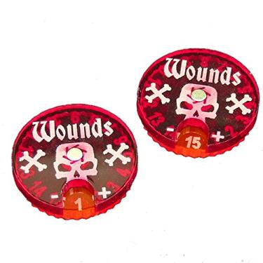 Imagem de LITKO #1-15 Wound Dials Compatible with Warhammer: Age of Sigmar 1st & 2nd Edition (Magnetic Assembly)