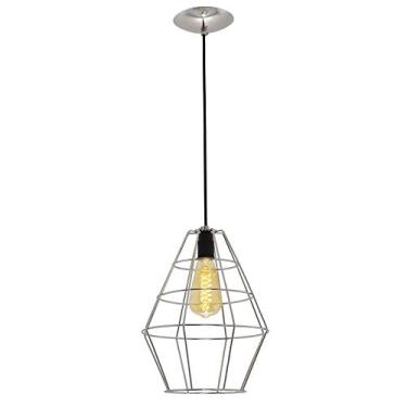 Imagem de Pendente Aramado, Auremar, Balão 122-CR, Cromado,