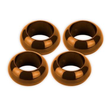 Imagem de Kit Argola para Guardanapo Le Wood Marrom 4 Unidades