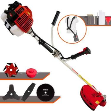 Imagem de Roçadeira Lateral À Gasolina Kawashima KW43L Motor 2T 43cc 1,7HP Alta 