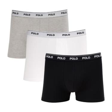 Imagem de Kit 3 Cuecas Boxer Polo Star Cotton Algodão Masculina Original, Sortid