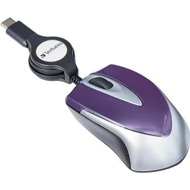Imagem de Verbatim Mini Mouse óptico USB-C para Viagem - Roxo