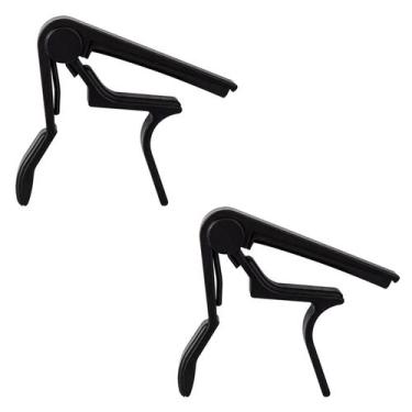 Imagem de Kit 2 Capotraste Para Violão Ukulele Guitarra Cavaquinho Baixo Instrum