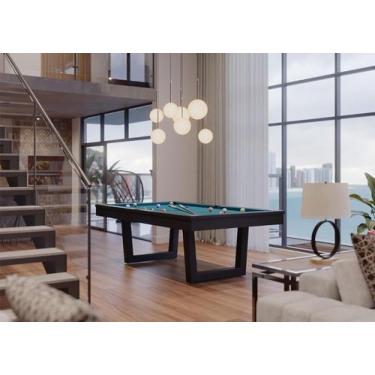 Imagem de Mesa de Sinuca/Bilhar - 2,00x1,10 - Nelson Bilhares, Azul petróleo