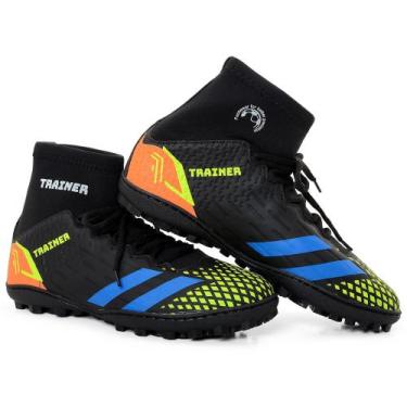 Imagem de Chuteira society botinha campo sintetico cano alto 36 ao 43 - TREINER,