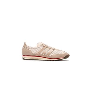 Imagem de adidas Originals SL72 Tênis feminino, Alumínia/marrom argila/cibermetálico, 34