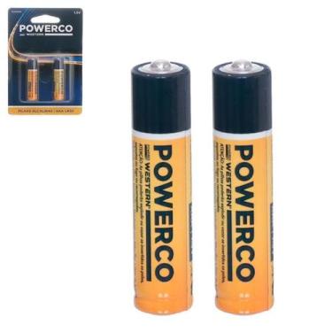 Imagem de Pilha Aaa Palito Alcalina 1,5V Com 2 Pecas Lr3 - Powerco/Western