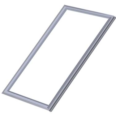 Imagem de Gaxeta de porta francesa de geladeira WR14X10305 atualizada com junta de porta de geladeira GE 1557172 AP4485153 PS2371034 EAP2371034 cinza