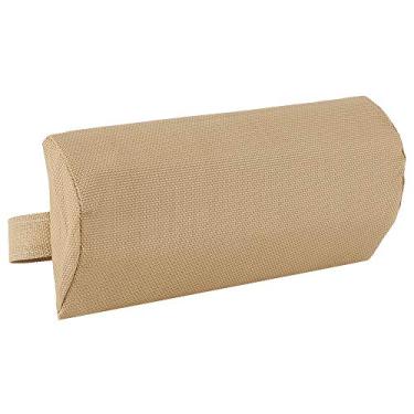 Imagem de Travesseiro de substituição universal com faixa elástica, travesseiro de encosto de cabeça acolchoado removível para cadeiras, espreguiçadeira (bege, 1 peça)