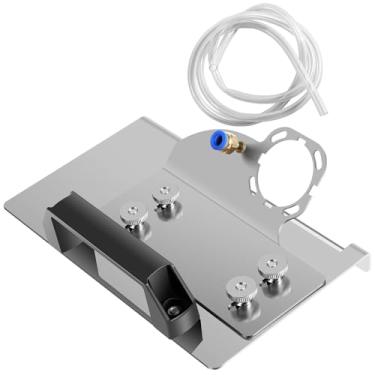 Imagem de Suporte de esmerilhadeira angular para corte de chanfro de 45°, suporte de rebarbadora de aço inoxidável, ferramenta de chanfradura de pedra cerâmica, suporte de chanfro de rebarbadora, suporte fixo