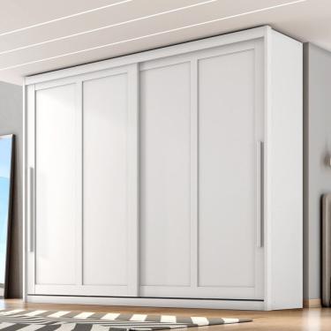 Imagem de Guarda Roupa Casal 2 Portas de Correr Atraente Zanzini