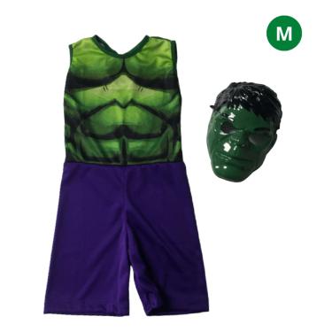 Imagem de Kit Fantasia Super Herói Verde Infantil M