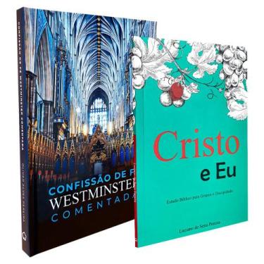 Imagem de Kit 2 Livros  Cristo e Eu - Discipulado + Confissão de Fé de Westminst