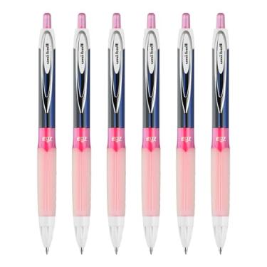 Imagem de Uniball 207 Caneta de gel retrátil de designer, ombre escalonada, ponta média (0,7 mm), tinta rosa, 6 unidades