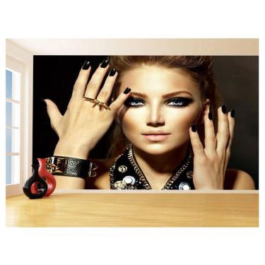 Imagem de Papel De Parede Salão De Beleza Maquiagem Make 3,5M Slb36